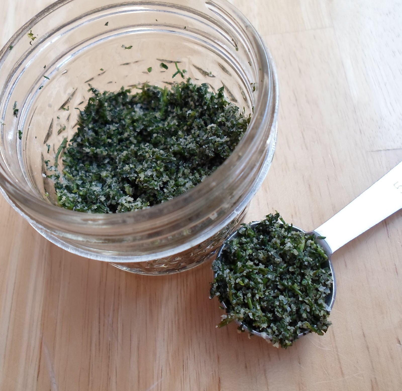 Happier Than A Pig In Mud: Cilantro Salt-Preserving Cilantro