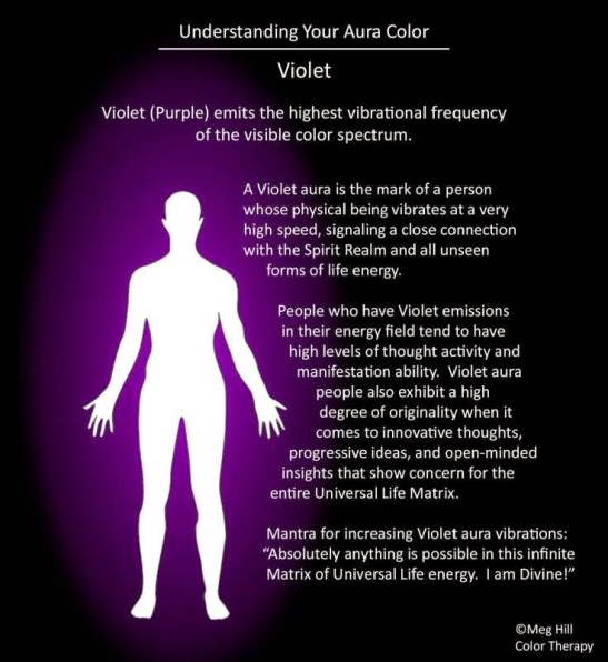 S.O.N.C.E. Spiritual Opening Now to Cosmic Energy Violet Aura