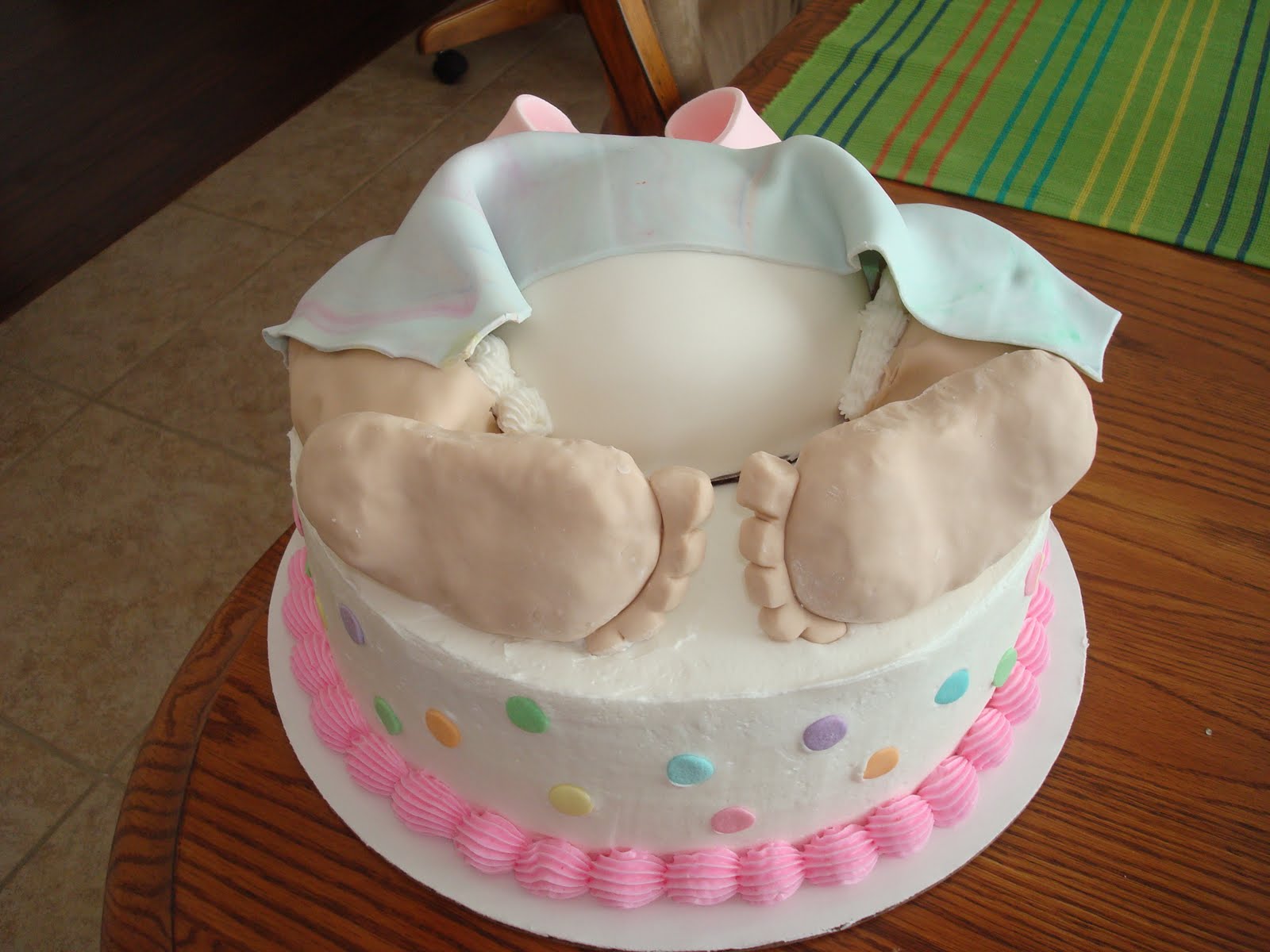 kieslerkakes Baby Bottom Cake