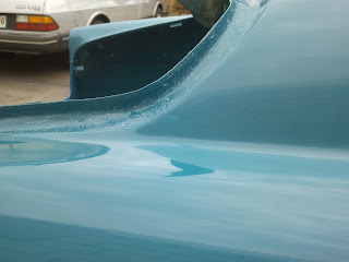 Paint burned while buffing with foam pad Paint burned while buffing with foam pad