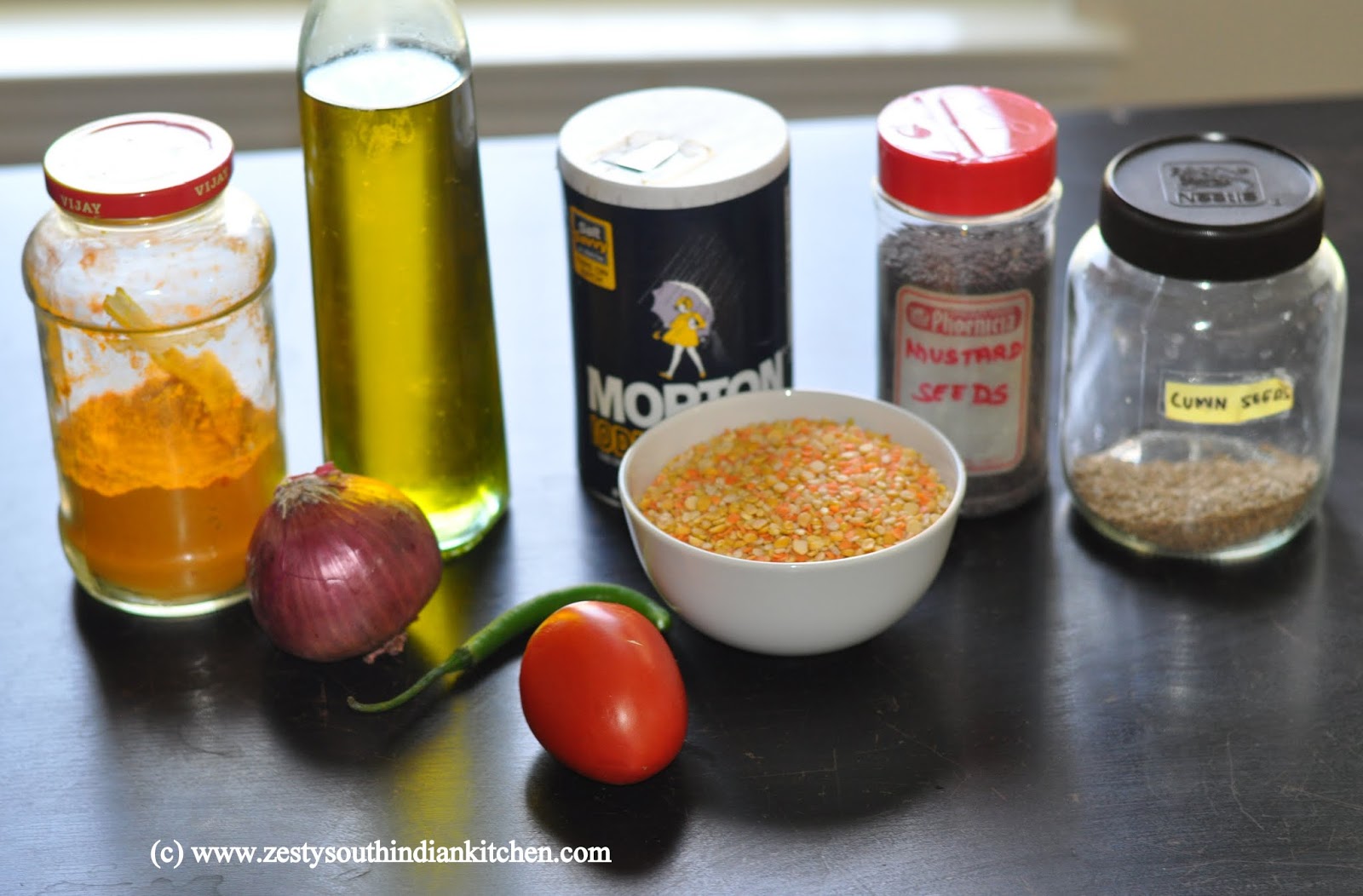 Dal Tadka Seasoned Indian Style Lentil Soup. Zesty South Indian Kitchen