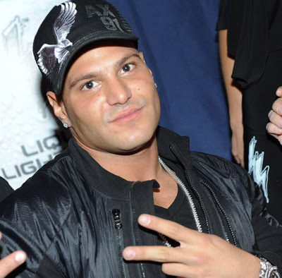 Ronnie Magro attended the kick ronnie off jersey shore. Ronnie Magro attended the kick