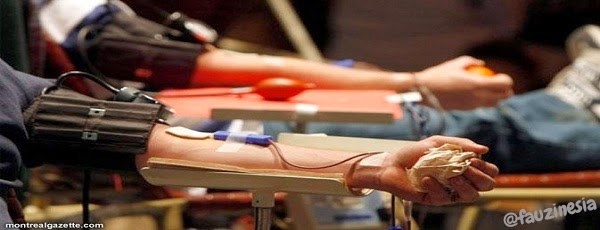 Darah dicekal saat donor?