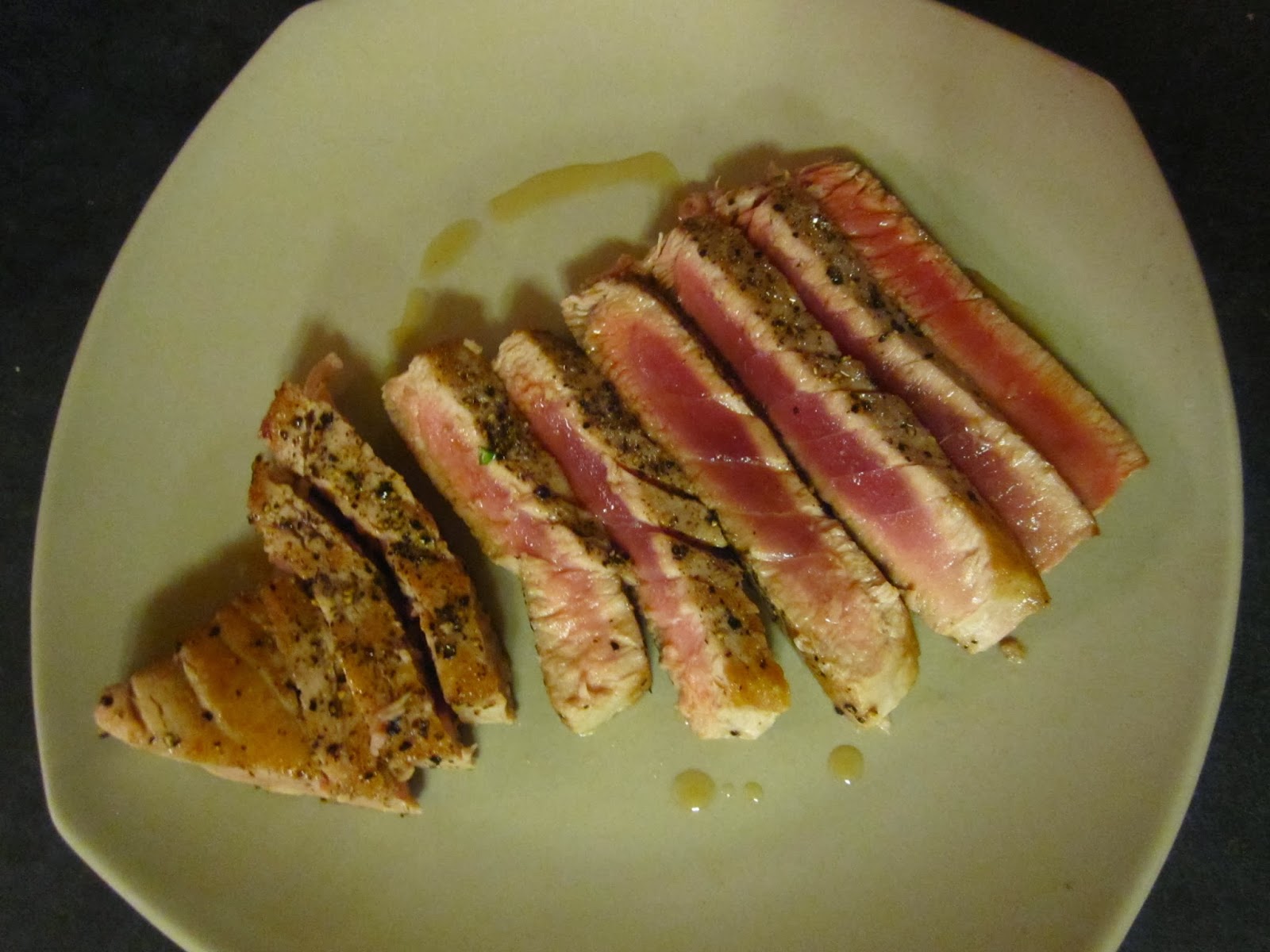 Cold Hands Warm Earth Grilled Tuna Steak with Sesame Oil