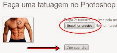 Fazer o upload de sua foto Fazer o upload de sua foto