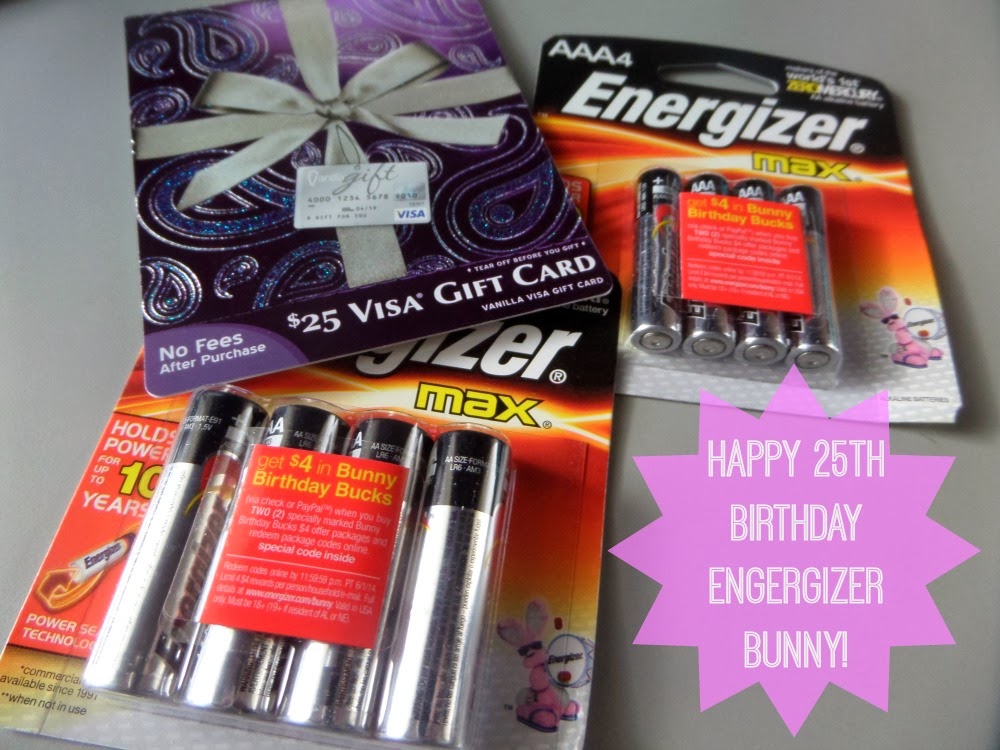 Energizer Bunny Turns 25 Plus Batteries Giveaway Outnumbered 3 to 1