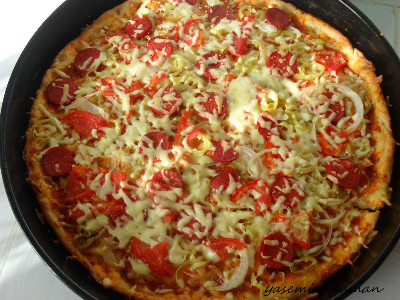 EVDE YEMEK KEYFİ TÜRK USULÜ PİZZA