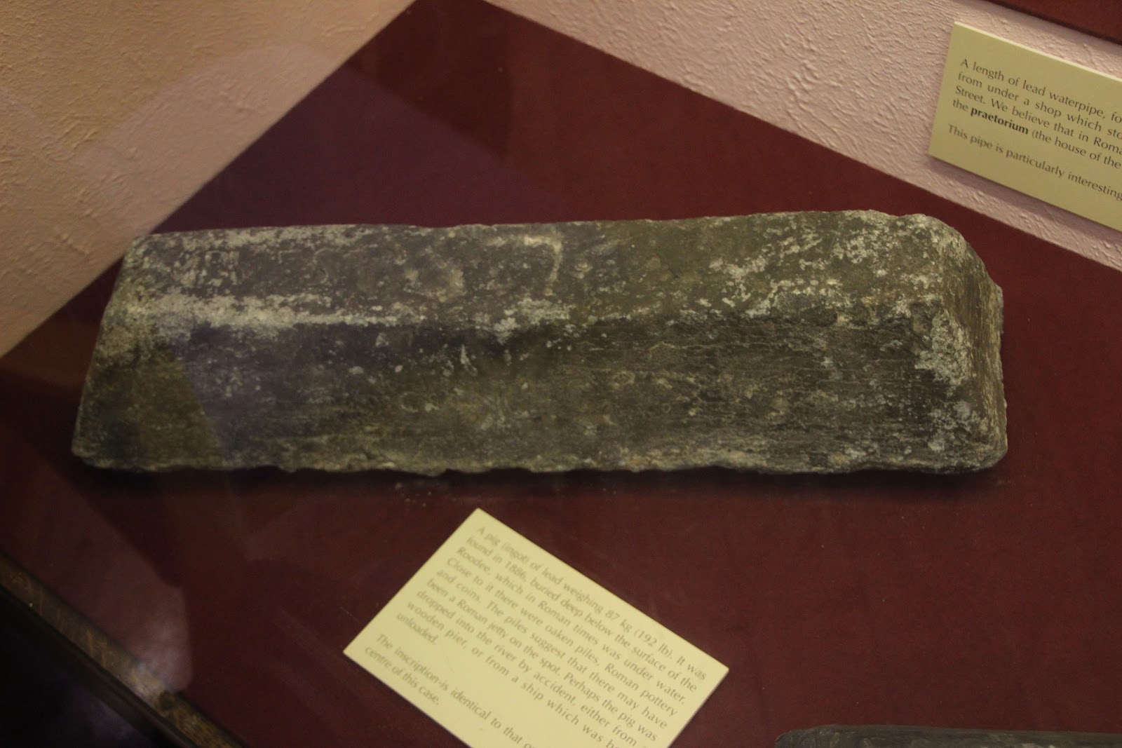 Around Chester Roman Lead Ingots