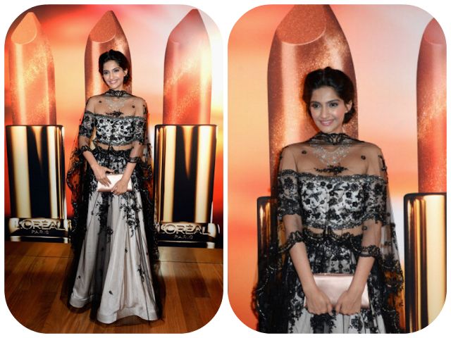 Sonam Kapoor Cannes day 2 Loreal L'oreal