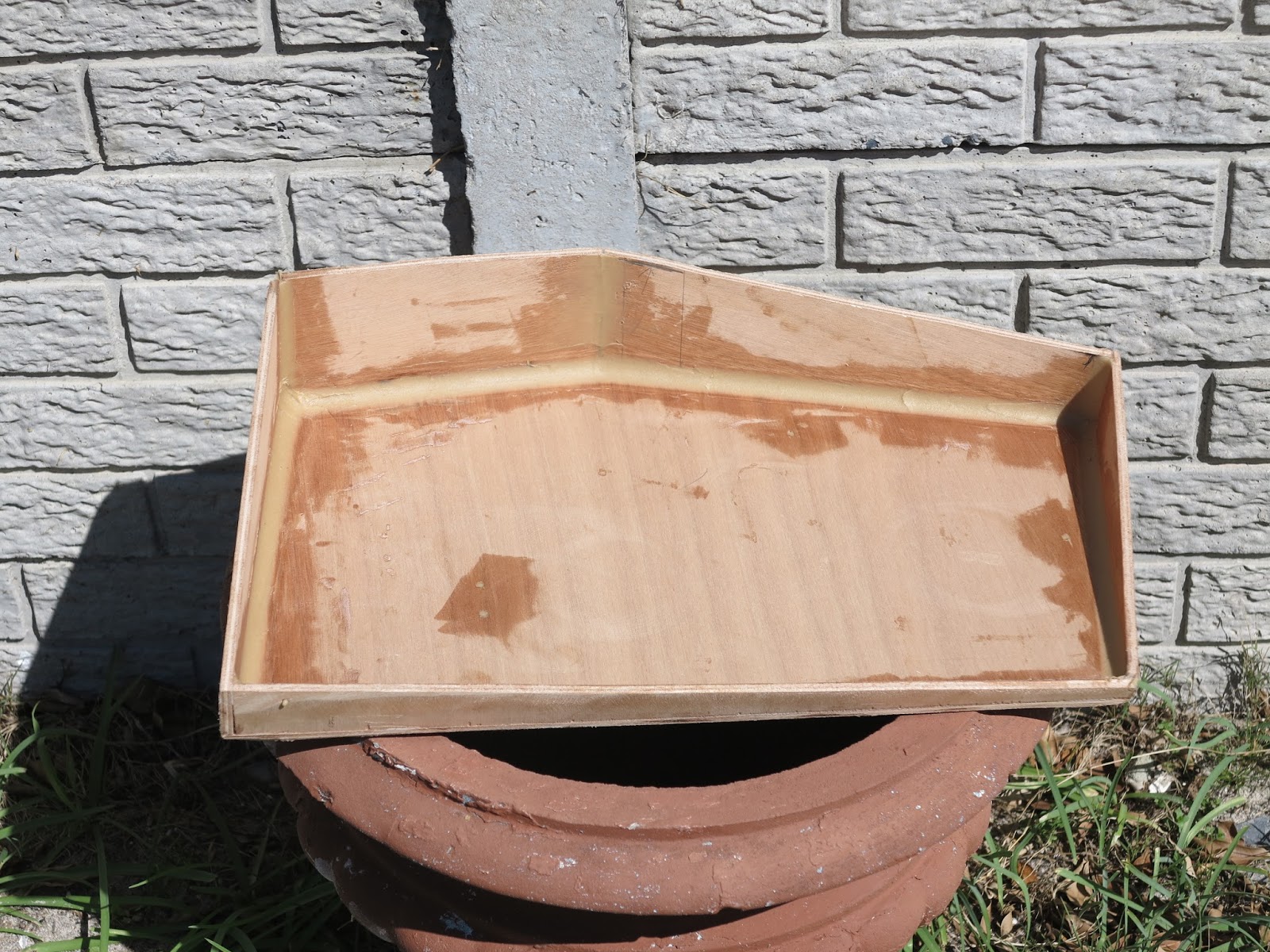CKD Boats Roy Mc Bride Plywood boat kits, a shower tray in wood epoxy
