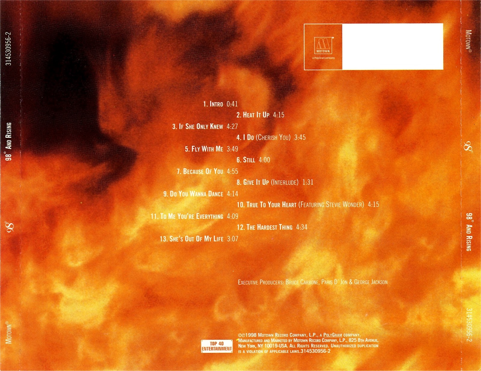 POP 'TIL YOU PUKE!: 98 Degrees - And Rising - (Full CD Lp) - 2000