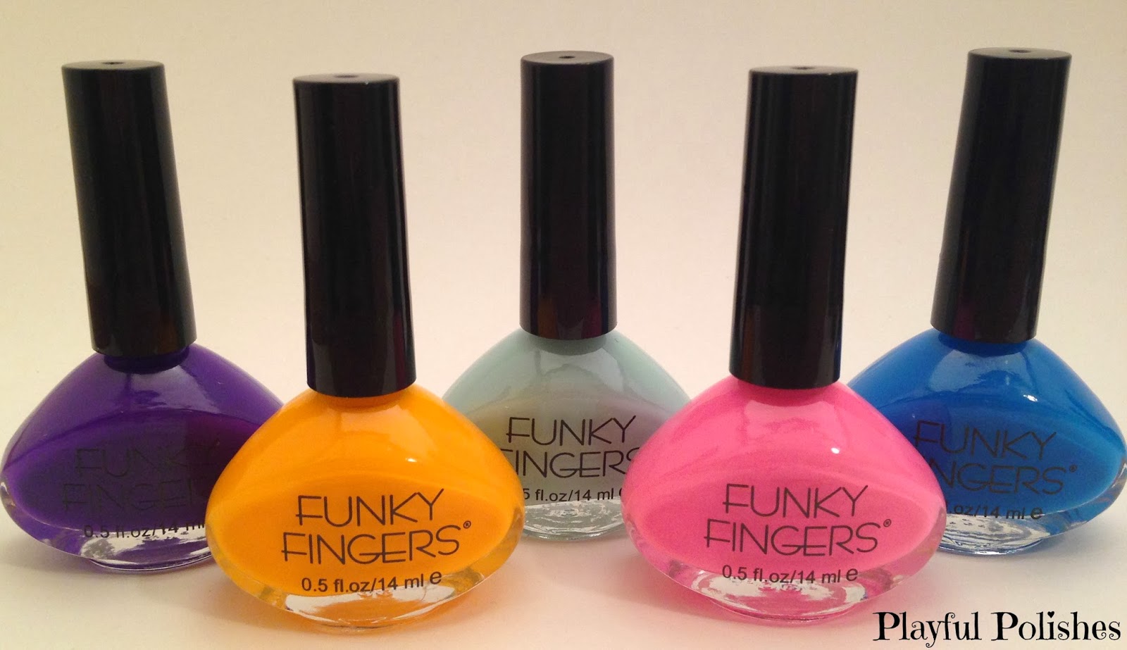 Playful Polishes FUNKY FINGERS SWATCH & REVIEW