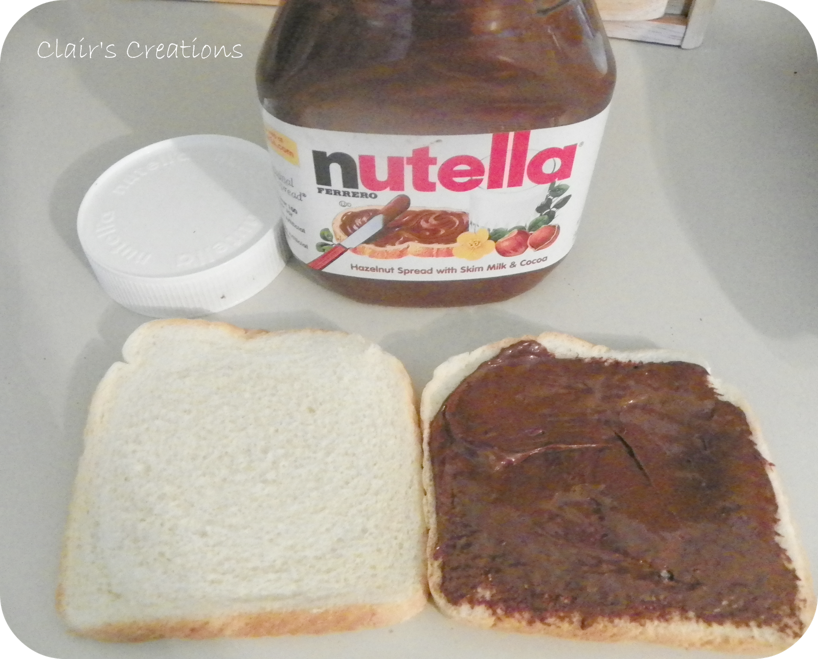 Clair's Creations Nutella Stuffed French Toast