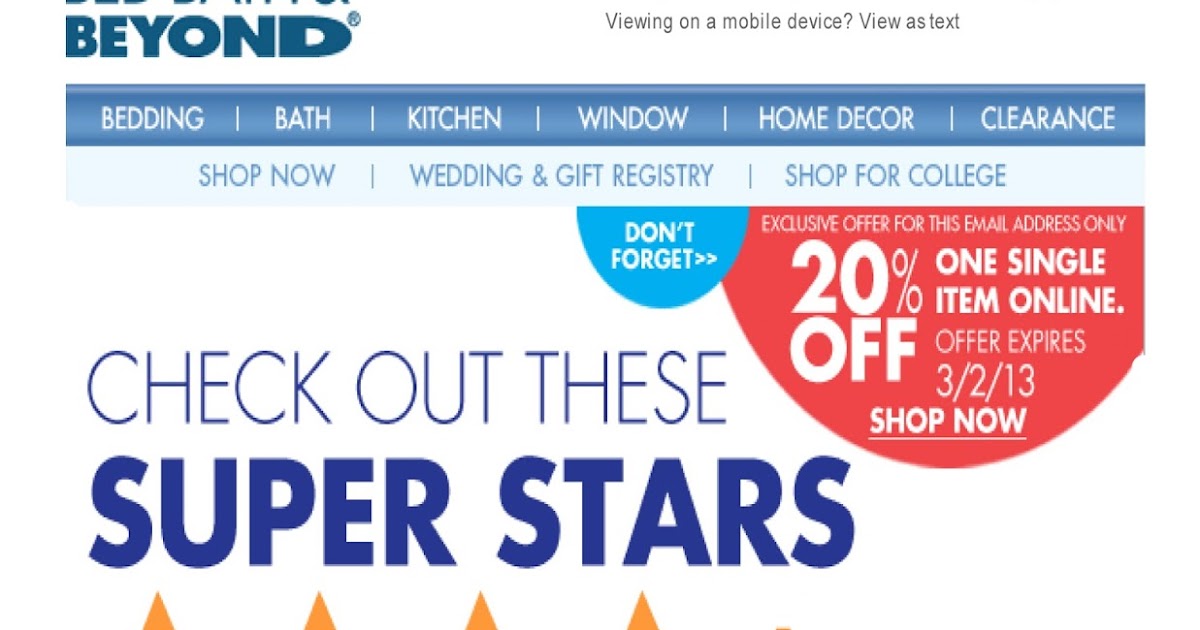 Frog's Leap Marketing Email Marketing Win Bed, Bath & Beyond’s Use of