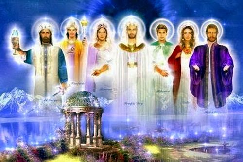 MESTRES ASCENSOS E OS RAIOS DIVINOS