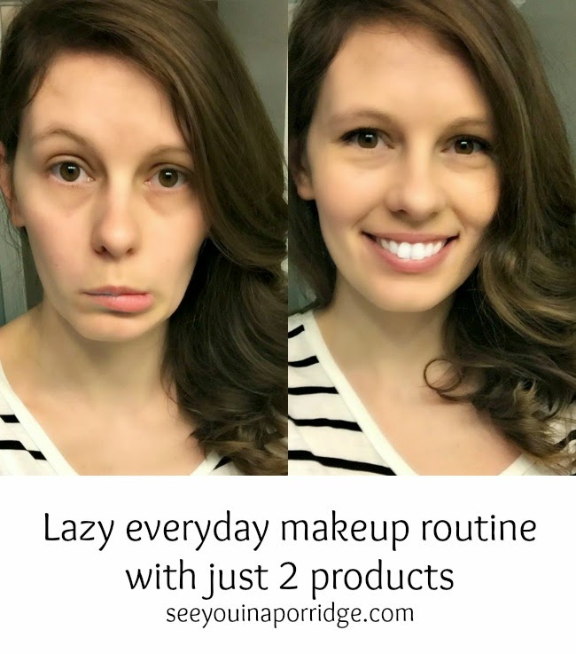 my lazy everyday makeup routine (with just 2 products)