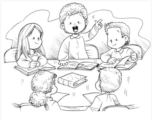 Dibujos para colorear de acciones positivas - Imagui