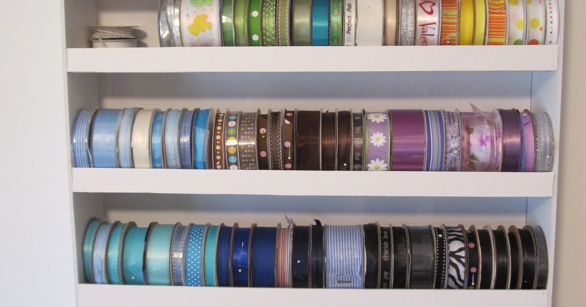 PAPERPASTIME Foam Core Board Ribbon Holder tutorial