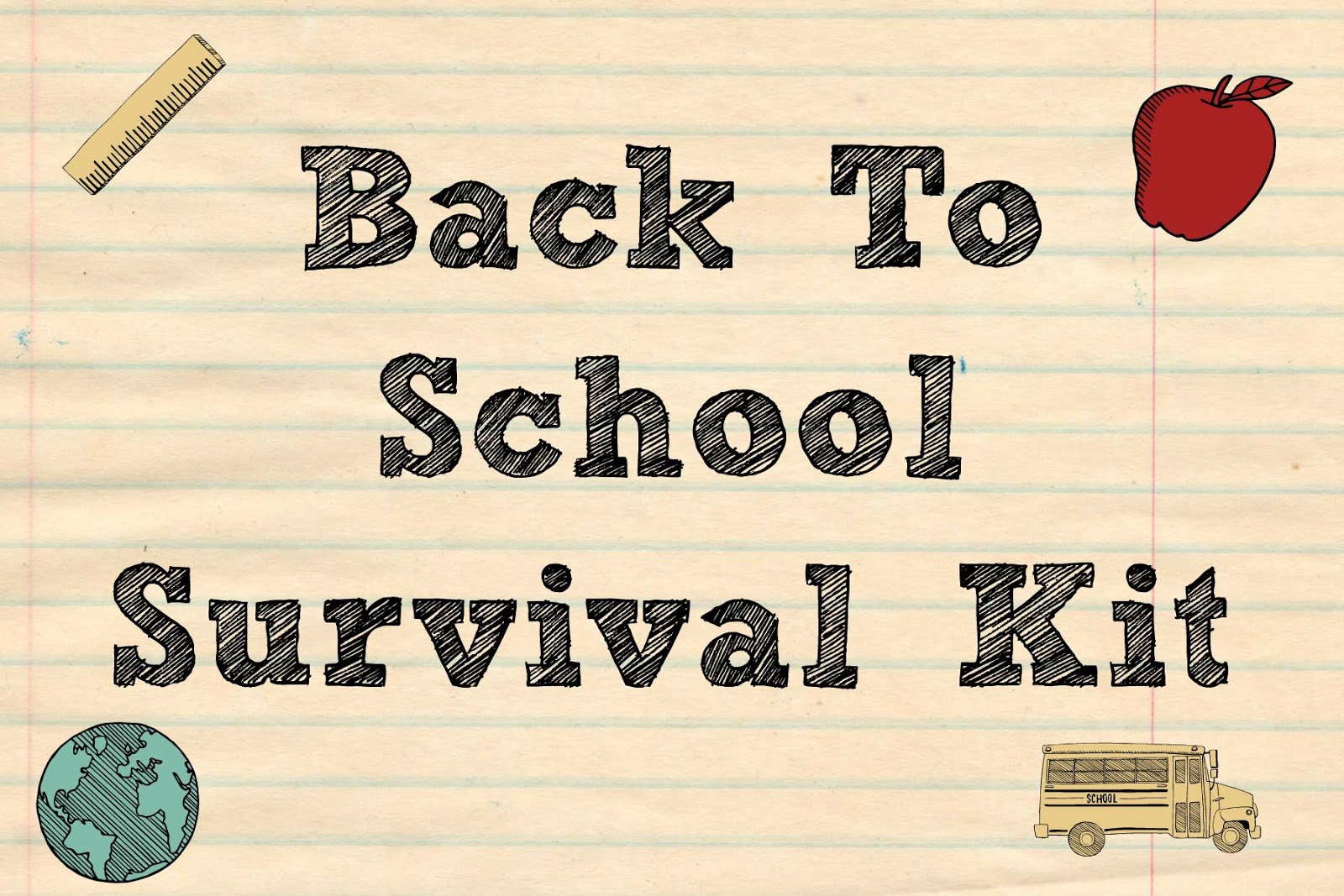 Back To School Survival Kit Teacher Gift Building Our Story