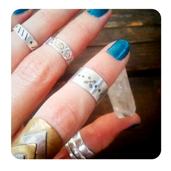 in my own little universe NEW>> Upper Knuckle Rings