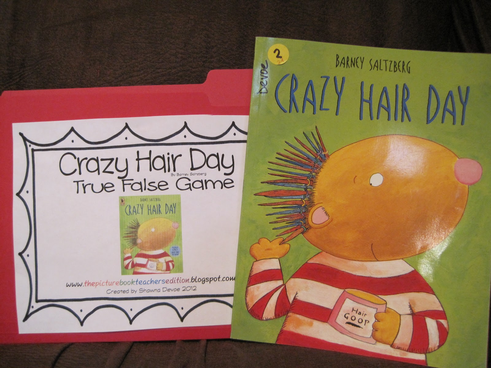 The Picture Book Teacher's Edition Crazy Hair Day by Barney Saltzberg