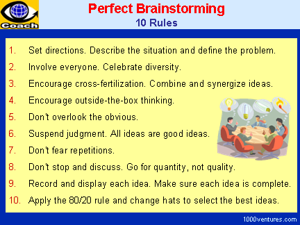 brainstorming techniques for creative writing Brainstorming is a crucial aspect of any creative process, whether you're writing copy or creating a new product although the original definition of a brainstorm is a collaboration of ideas, the term has since become a colloquial that means any sort of creative planning, whether it's done in a group or independently. brainstorming techniques for creative writing Brainstorming is a crucial aspect of any creative process, whether you're writing copy or creating a new product although the original definition of a brainstorm is a collaboration of ideas, the term has since become a colloquial that means any sort of creative planning, whether it's done in a group or independently.