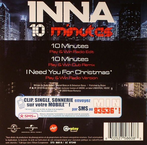 Inna 10 Minutes indir, Inna 10 Minutes mp3 indir