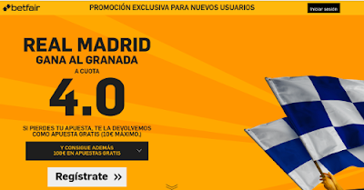 betfair Real Madrid gana Granada super cuota 4 Liga España 19 septiembre betfair Real Madrid gana Granada super cuota 4 Liga España 19 septiembre