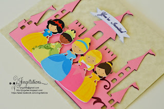 Princess Tiana, Snow_White, Belle, Sleeping_Beauty, Cinderella Castle Birthday Invitaciones Convites