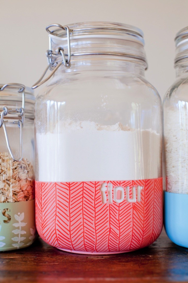 Diy: cambia de imagen tus viejos tarros de cristal de la cocina ...