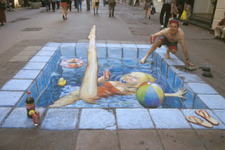 Gambar-Gambar Keren 3D Street Painting Gambar-Gambar Keren