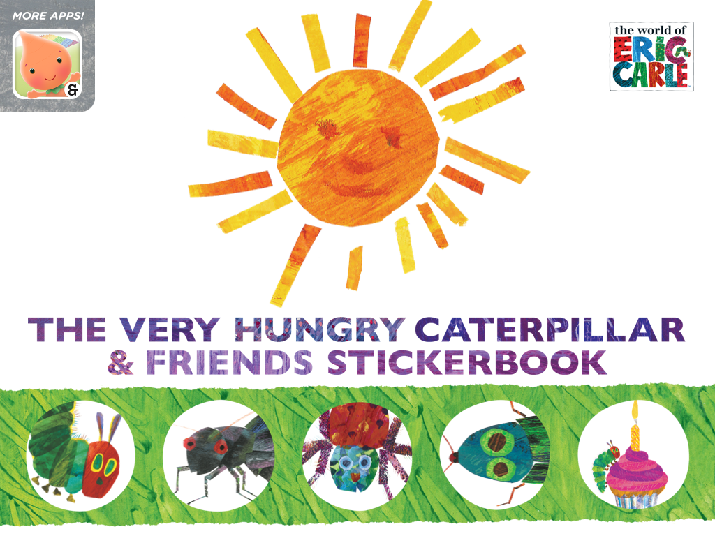 Eric Carle Sticker Book App Review & Giveaway! Speech Time Fun