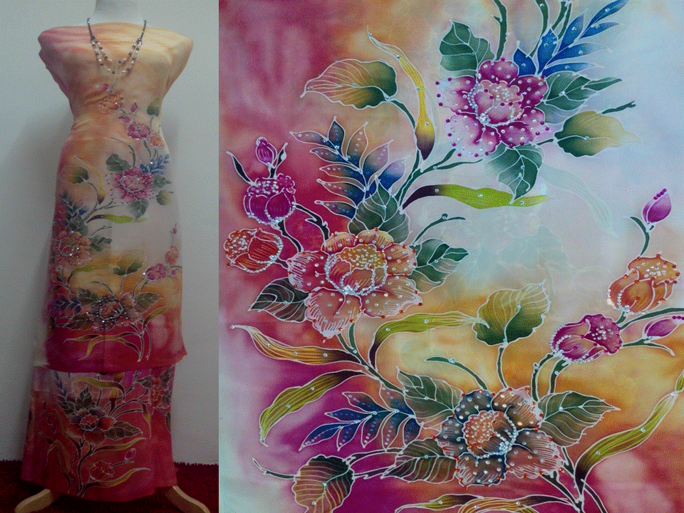 Design Batik Lukis Terkini | design batik lukis terkini batik sutera crepe lukis Design Batik Lukis Terkini | design batik lukis terkini batik sutera crepe lukis