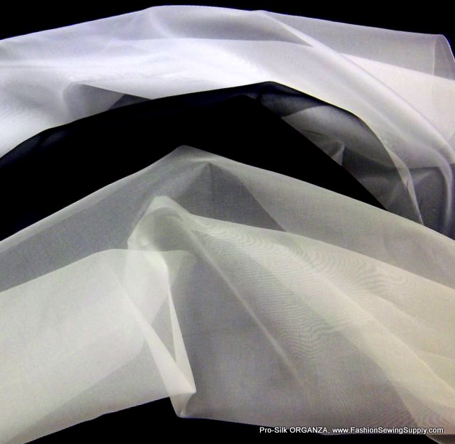 FASHION SEWING SUPPLY Sew Exciting SILK ORGANZA Professional Quality
