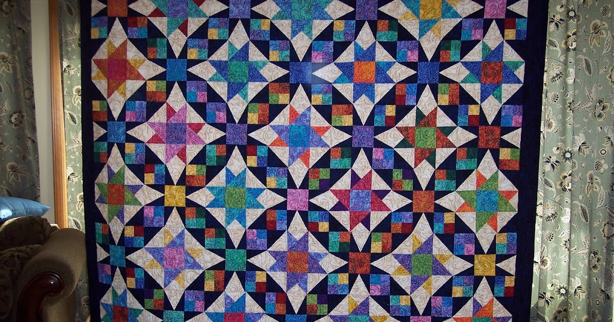 One Stitch at a Time Quilt I shipped off yesterday....