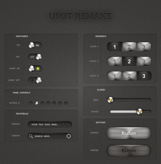 iPhone UI Kits Light Remake iPhone UI Kits Light Remake