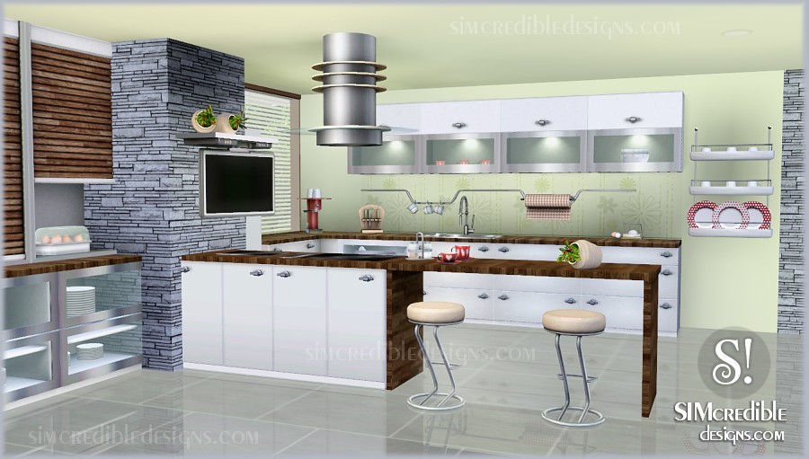 entertainment world My Sims 3 Blog Cayenne Kitchen Set by Simcredible