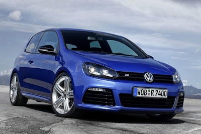 Vw Golf R In Special Variants in blue colour