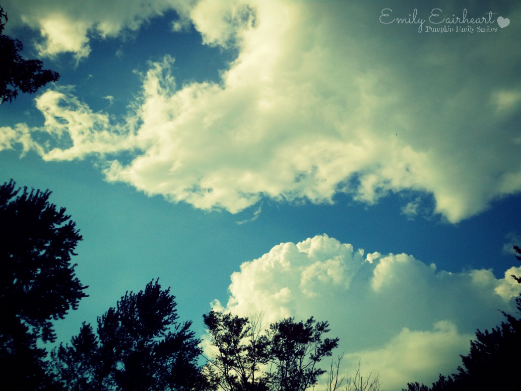 Fluffy clouds