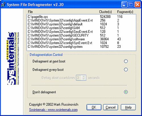 Pagedefrag Windows 7 X64