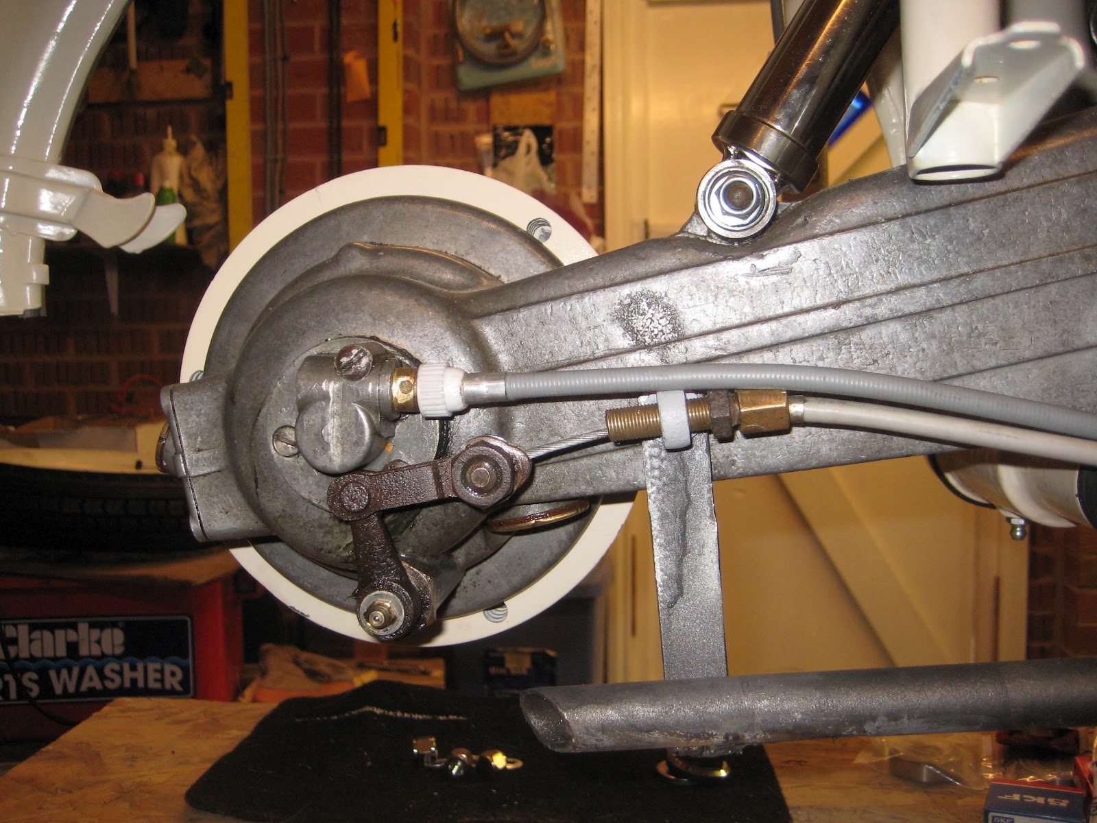 Lambretta LD restoration Axle and Pinion bearings and seals