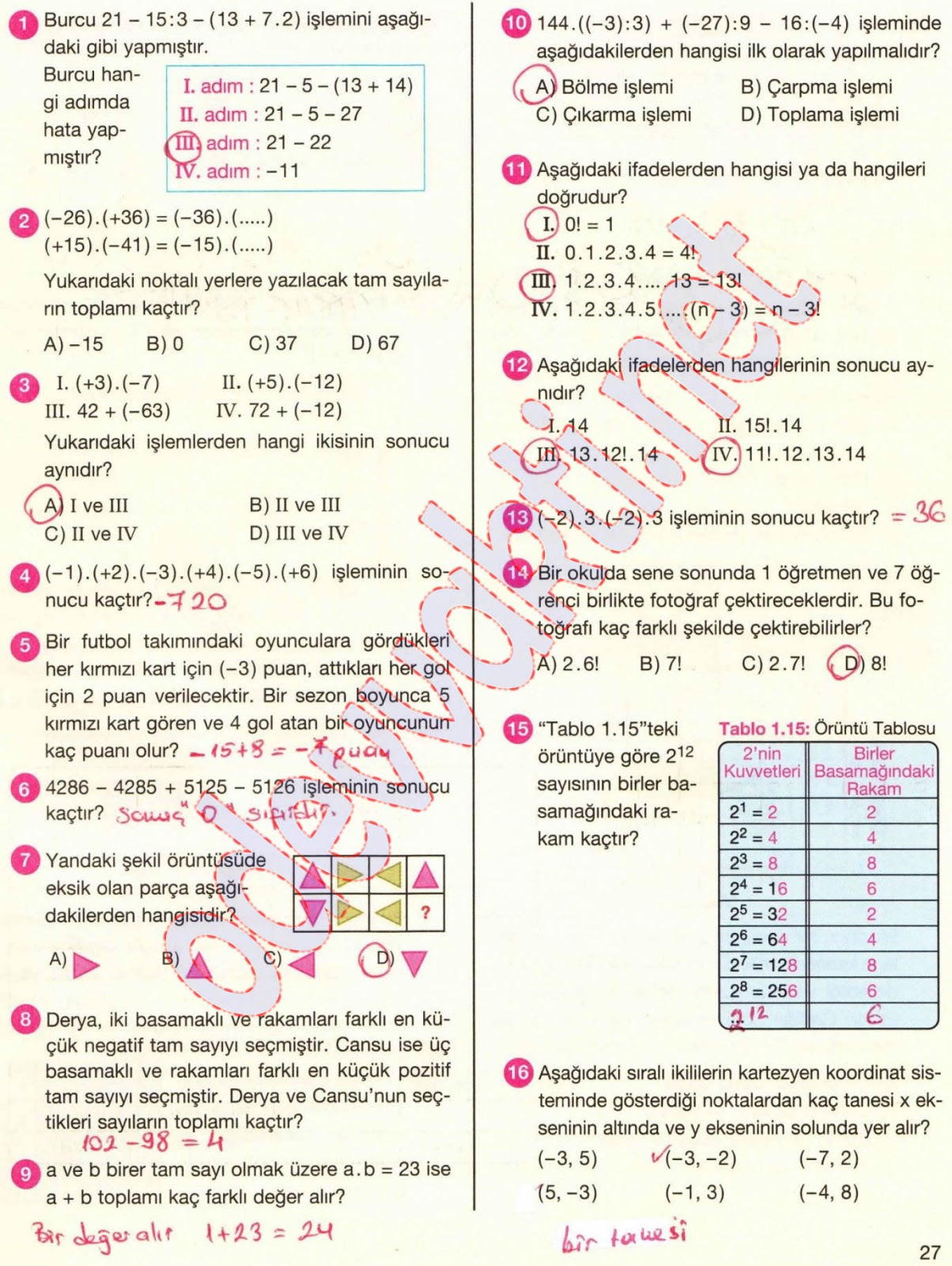 genc matematik