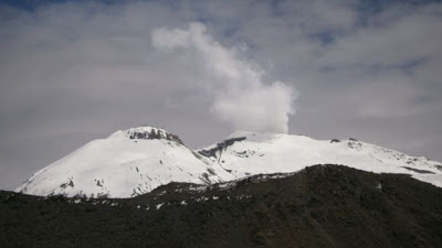 erupcion Volcán Sabancaya Arequipa