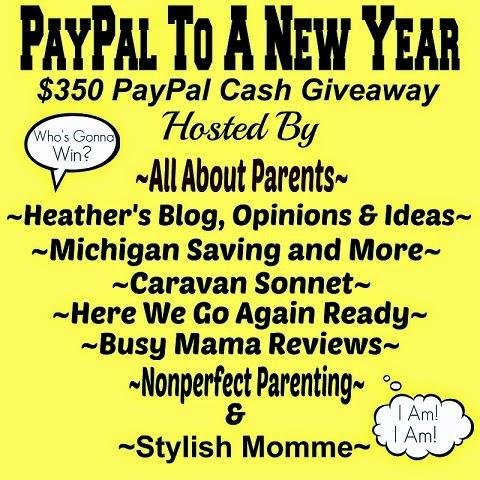 Enter the $350 PayPal Cash Giveaway. Ends 1/30