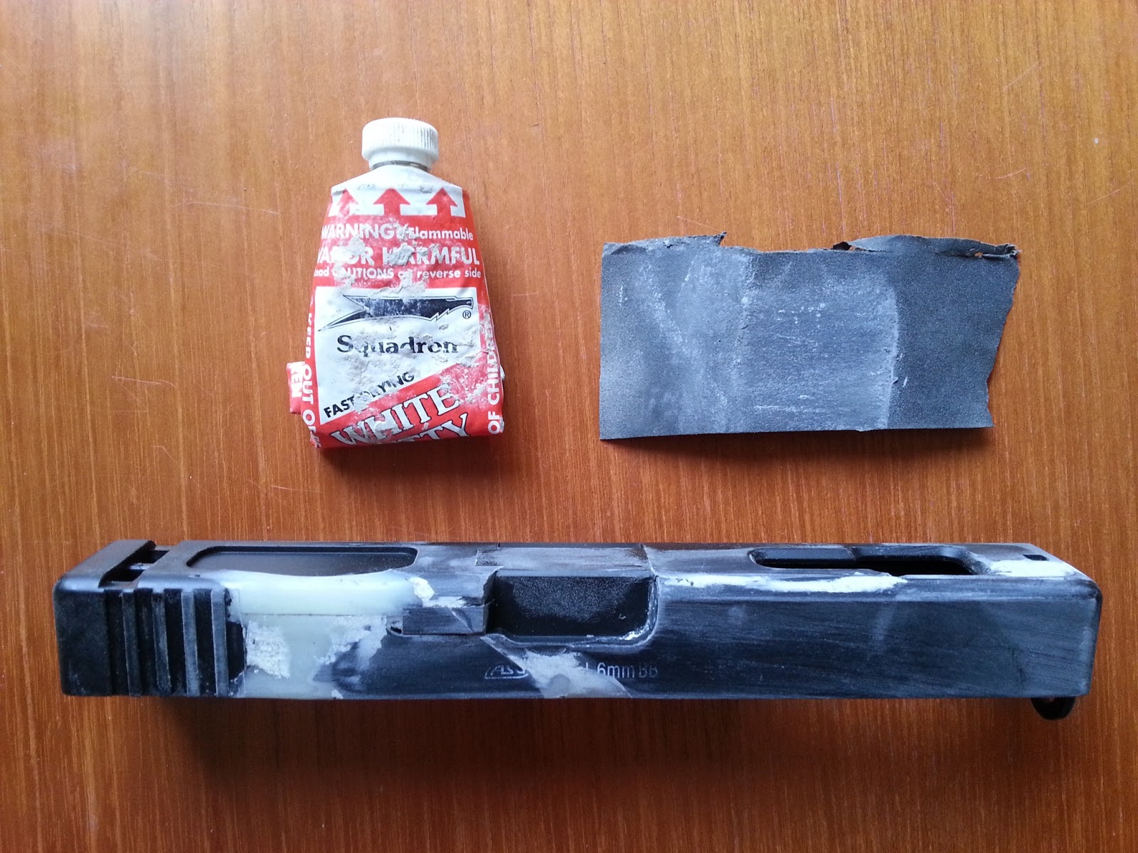 The Crapworks Repairing serious external damage to an airsoft pistol