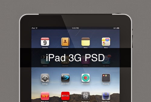 iPad 3G PSD iPad 3G PSD