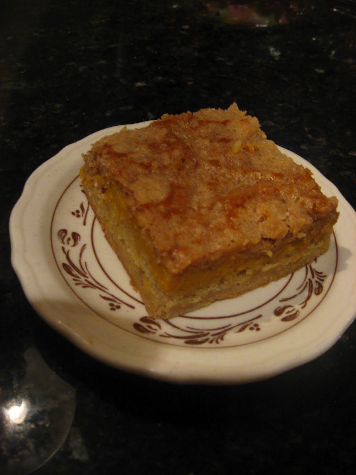 The Peacock Press Squash Dessert!