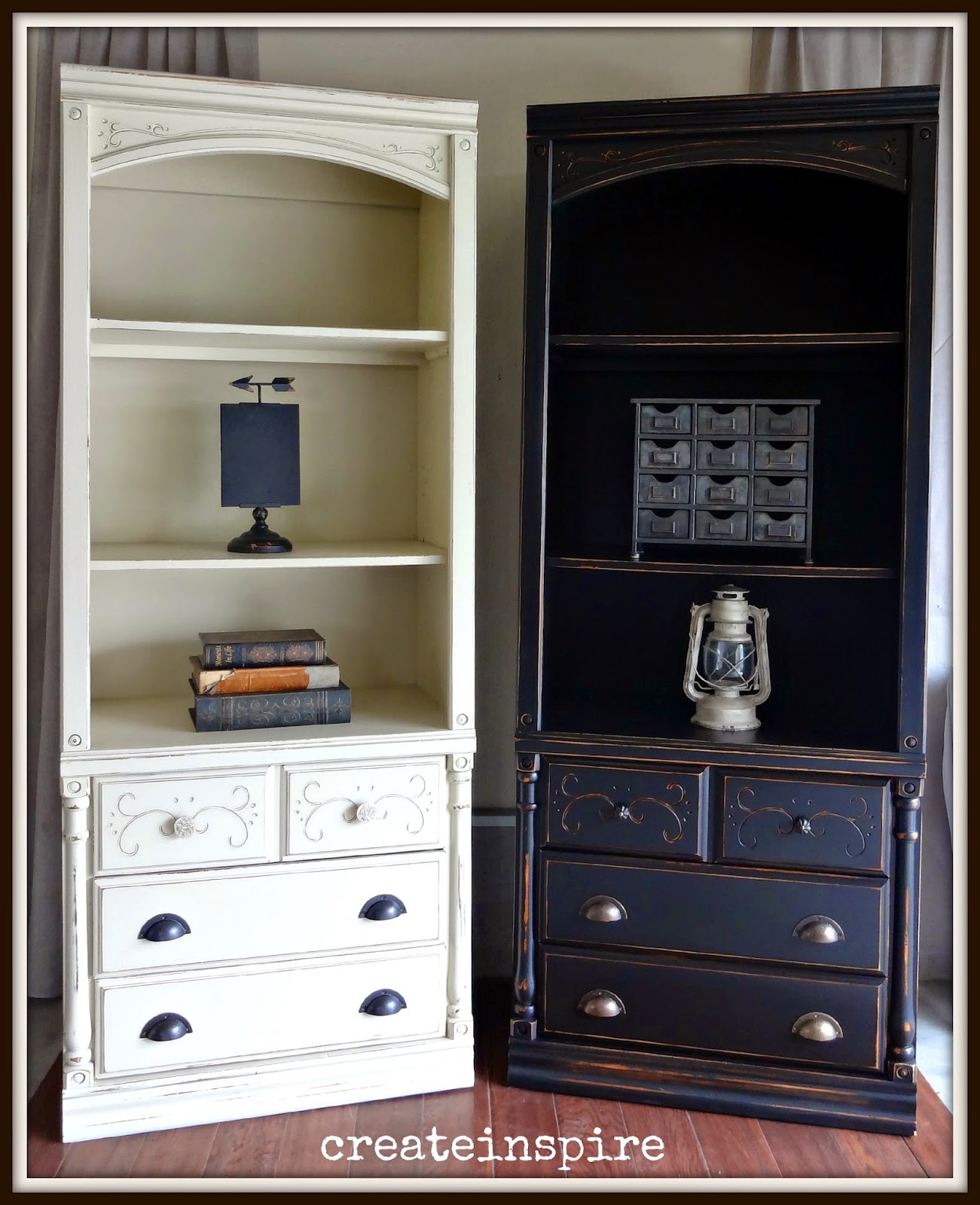 {createinspire} Bookcase update part II