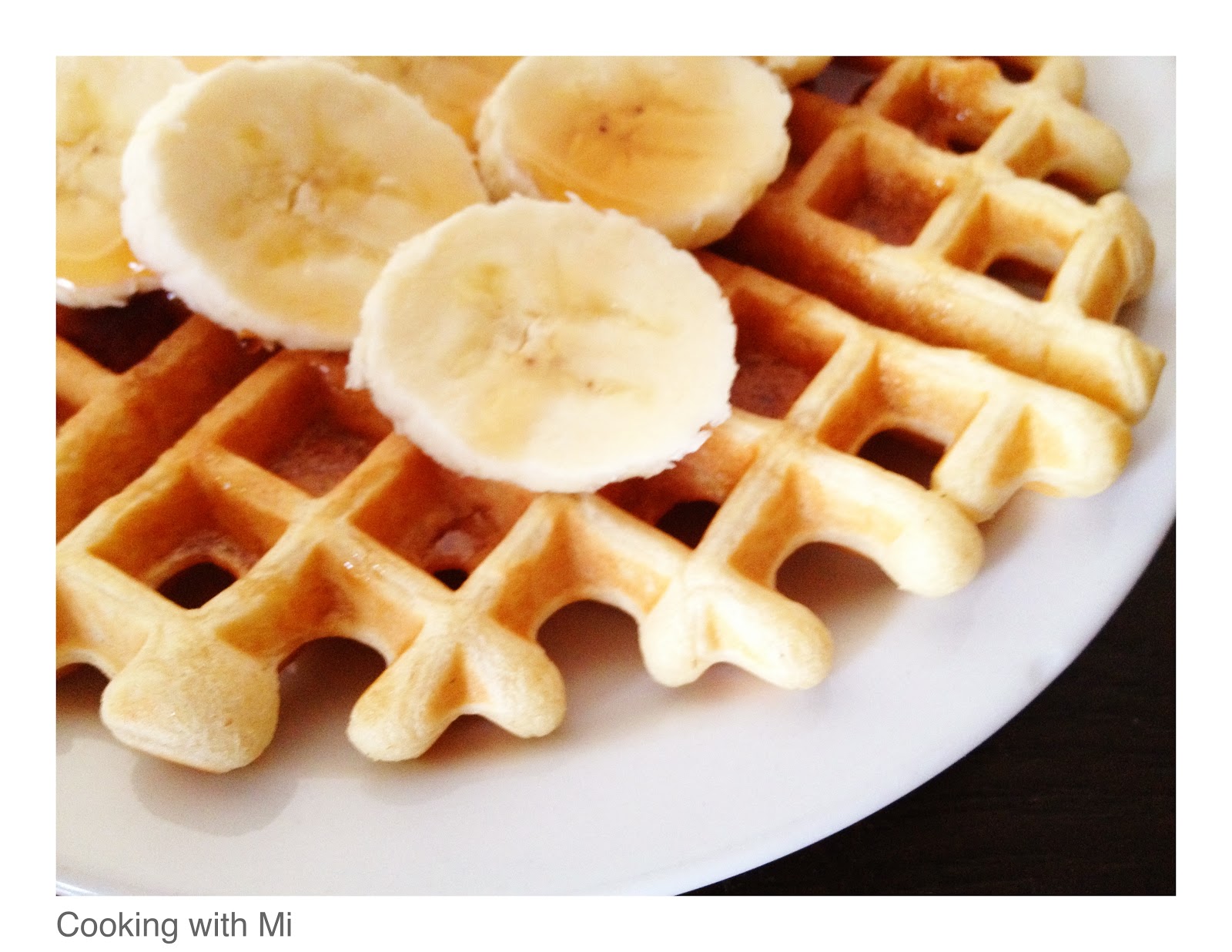 Natureba Kitchen Waffles de aveia com bananas