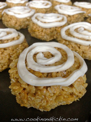 Cinnamon Roll Rice Krispie Treats Cinnamon Roll Rice Krispie Treats